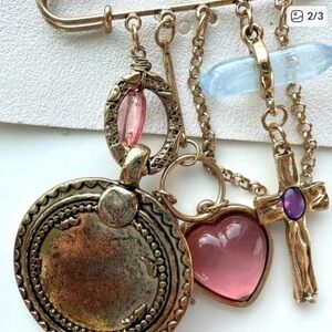 Free People Carry On Dangle Pin/Brooch